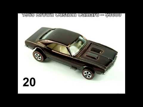 The 20 most valuable collectible Hot-Wheels ever.