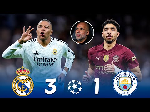 Kylian Mbappé destroys City 🤯🔥 Highlights of Real Madrid vs Manchester City (3-1) ⚡ Hafid Derradji 🎧