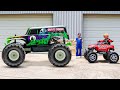 Kids Pretend Play MAGIC Mechanic Turns Toys Into POWER WHEELS Videos For Kids