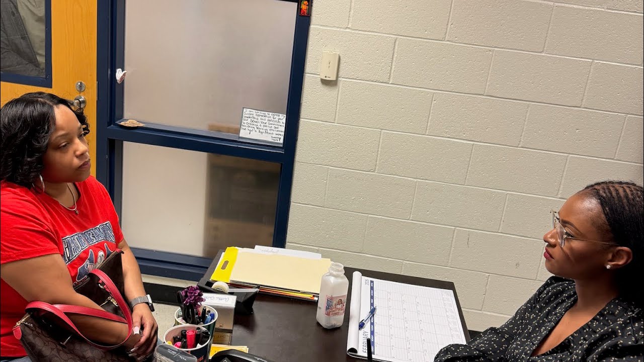 Lacreesha checks the Assistant Principal for canceling their Talent Show idea 