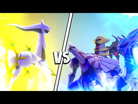 Minecraft: ARCEUS Vs. DIALGA, PALKIA E GIRATINA - POKEMON *FINAL* ‹‹ JHONy3 ››