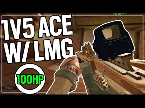 The 1V5 Maestro LMG Ace Without Losing Any HP - Rainbow Six Siege