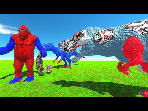 Carnivore  vs Mutant Primates Fight - Animal Revolt Battle Simulator