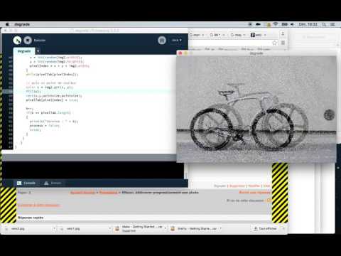 Processing Random Pixels Transition