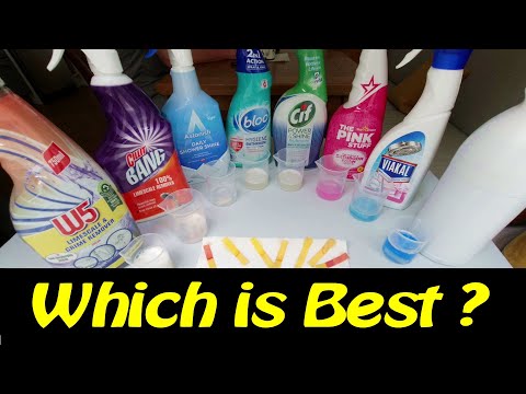 Produkttests Bad-/Kalkreiniger - Cillit Bang W5 Astonish Jeyes Pink Stuff Cif Viakal