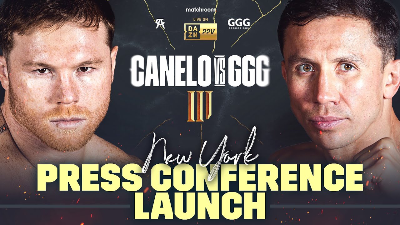 Canelo vs GGG 3 New York launch press conference (video)