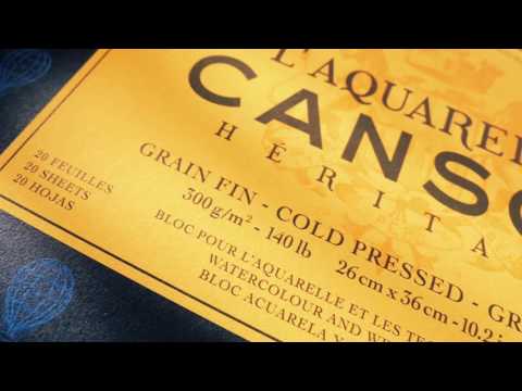 L'aquarelle Canson Heritage by Pascal Pihen - Discovering the paper