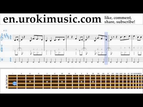 How to Play Mandolin David Guetta Justin Bieber - 2U Tabs Part#2 um-i352