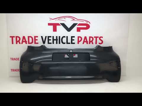 Fits Toyota Aygo 2005-2014 Rear Bumper Fits 3 & 5 Dr Models No Pdc Holes Black video