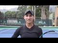 Erika Pontillo / College Tennis Recruiting Video