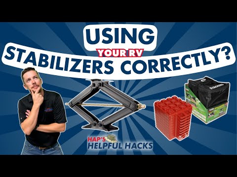 How to use manual stabilizer jacks.