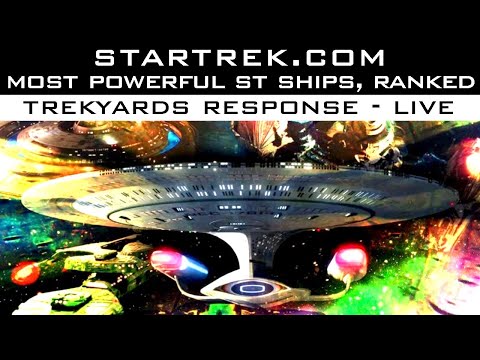 Most Powerful Trek Ships, Trekyards Response