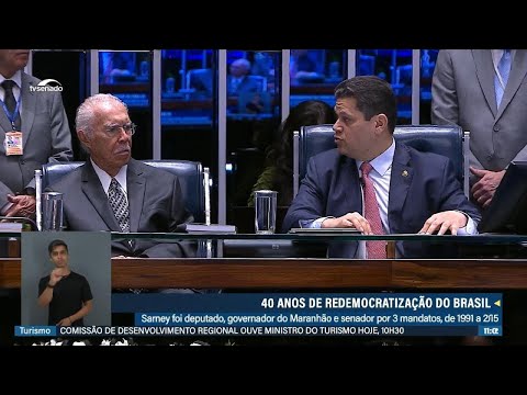 Davi: Sob a liderança de Sarney, foram consolidadas as bases para um Estado Democrático de Direito