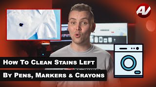 How to Remove Stains Left by Pens, Permanent Markers, and Crayons