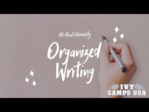 Organized Writing - Lindsay from Columbia