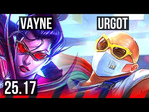 VAYNE vs URGOT (TOP) | KR Master | 25.17