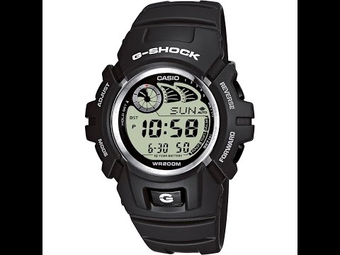 Обзор и настройка часов Casio G-shock G-2900F-8V [2548]