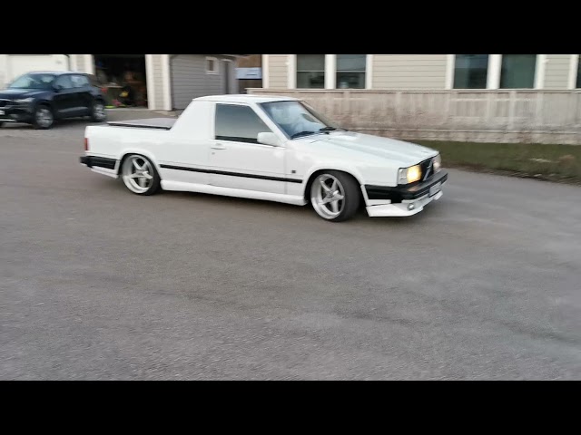 790876 A-Tractor VOLVO 744 REBUILT CAR, 1989, 114 hp