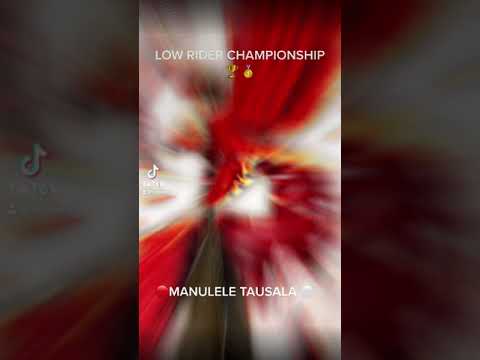 MANULELE TAUSALA CHAMPIONSHIPS FAUTASI RACE 2023 LOW RIDER 🔴⚪️🔥🔥