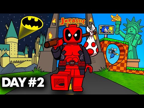 How Long does it take to Walk across Every LEGO Game Map?