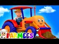 Tractors Wheels Go Round +This Old Man | Kids Songs and Nursery Rhymes with Farmees! | Just Fun