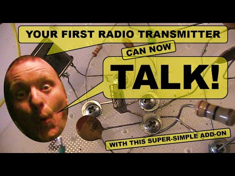 Your first radio transmitter can now talk