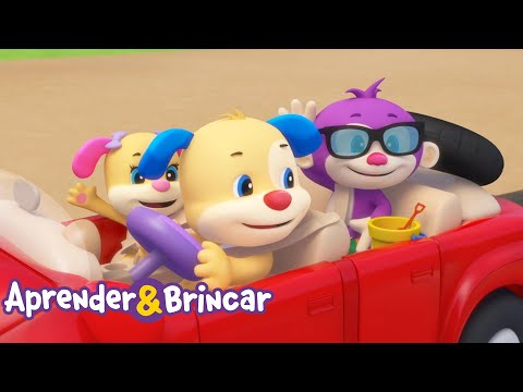 Capa de Aprender & Brincar - Dirigindo para a praia