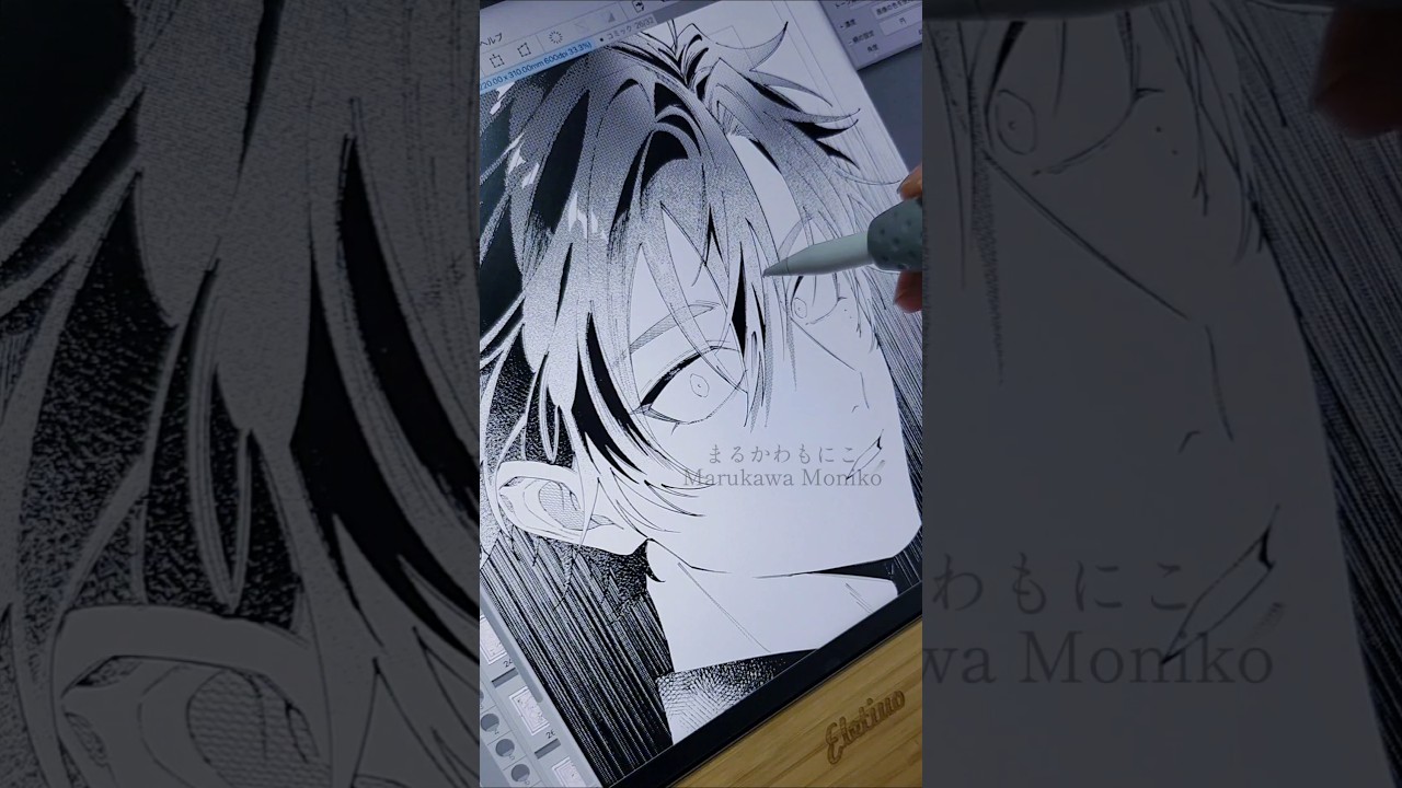 #shorts #asmr  #イラスト #線画 #漫画 #mangaart #lineart #art