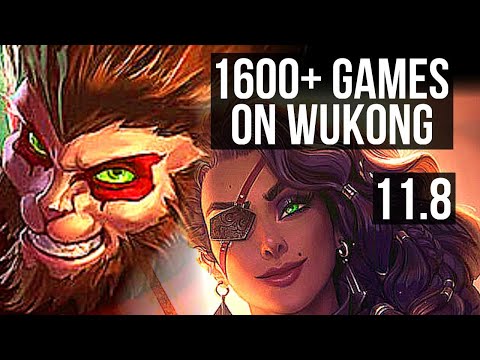 WUKONG & Senna vs SAMIRA & Alistar (ADC) | 3.6M mastery, 1600+ games, 6/1/2 | KR Diamond | v11.8