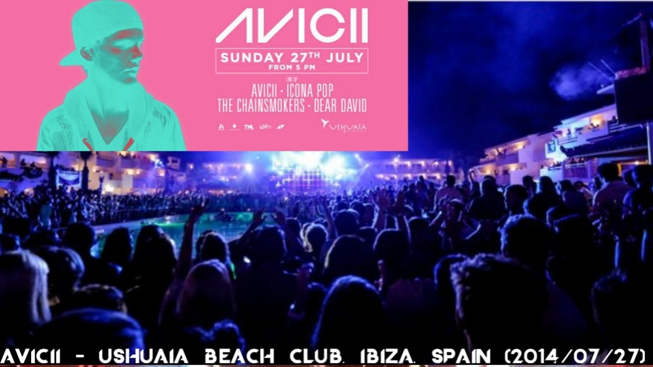 Avicii @ Ushuaïa Beach Club, Sat Jordi de Ses Salines, Ibiza, Spain (2014/07/27)