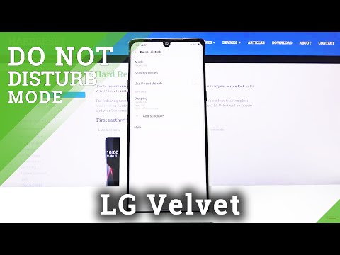How to Enable DND Mode in LG Velvet – Do Not Disturb
