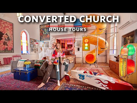 House Tours: Old Church turned into an Incredibly Cool, One-of-a-Kind Home