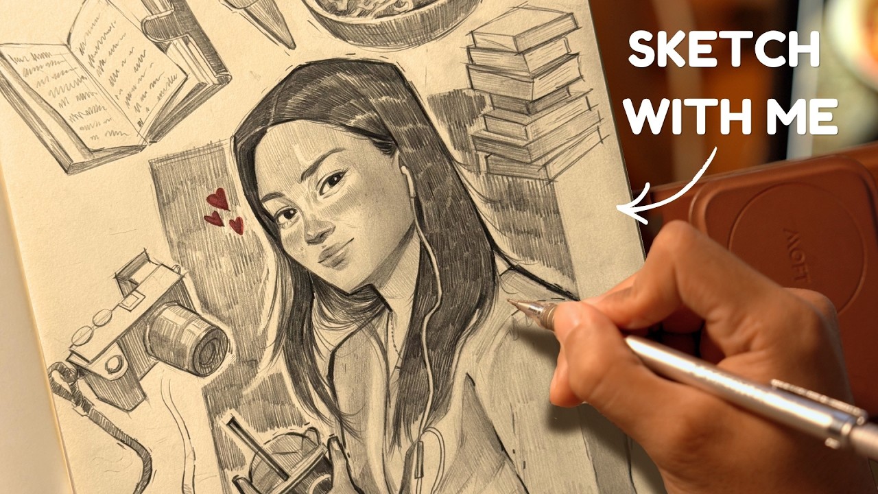 Artist Love Language ✍️ | Sketch With Me Vlog