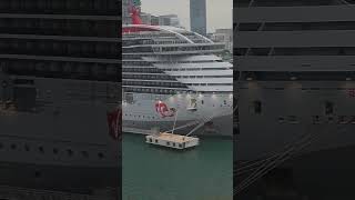 Passing Virgin Voyagers..Resilient Lady #shorts #foryou #travel #cruise
