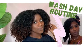 MY WASH DAY ROUTINE #1 ON 4B/4C HAIR | RUTH NANDA