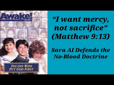 Sara AI próbuje usprawiedliwić dzieci złożone w ofierze na ołtarzu doktryny Strażnicy