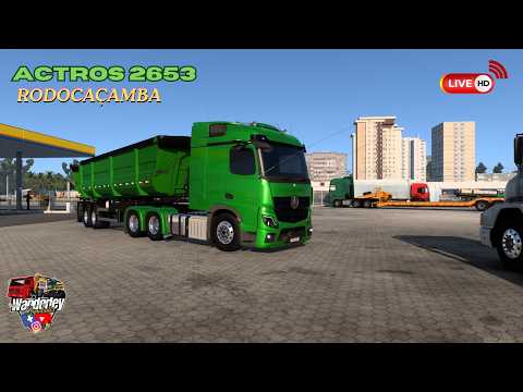 PEGANDO A ESTRADA COM O ACTROS 2653 RODOCAÇAMBA SAINDO DE GOIANIA A APARECIDA DO RIO DOCE