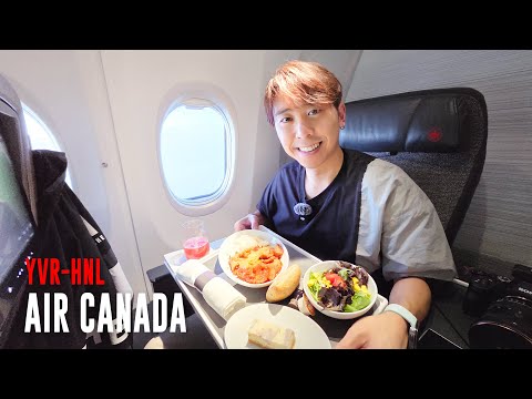 5 Hours on Air Canada 737 Max Business Class | Vancouver to Honolulu