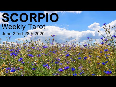 SCORPIO WEEKLY TAROT READING "A BLESSING IN DISGUISE SCORPIO" June 22nd-28th 2020 Intuitive Forecast