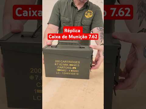 Caixa de Munição 7.62 réplica