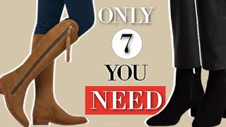 The ONLY Shoes &amp; Boots you NEED in your  WINTER Closet | Classic Shoe Styles for Women