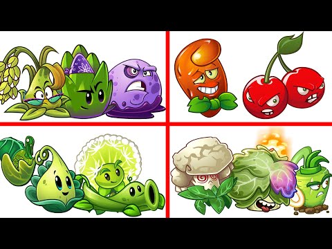 PvZ 2 4 Super Team Plants Vs Team Zombies Part 39 - Team So OP !!!