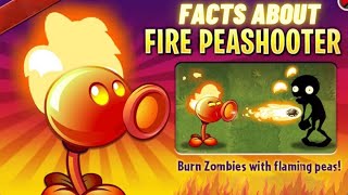 facts about fire peashooter from pvz2
