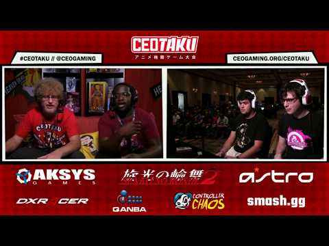 CEOTAKU 2017 MBAACC Top 8 - GREATS vs SCRAWTVERMILLION