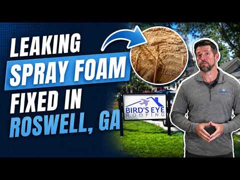 Roof replacement project in Roswell, GA