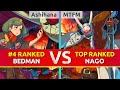 GGST ▰ Ashihana (#4 Ranked Bedman) vs MTFM (TOP Ranked Nagoriyuki). High Level Gameplay