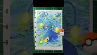 #pokemonyoutube #dibujo only the super rod reveals them! chinchou&lanturn of route 26-27