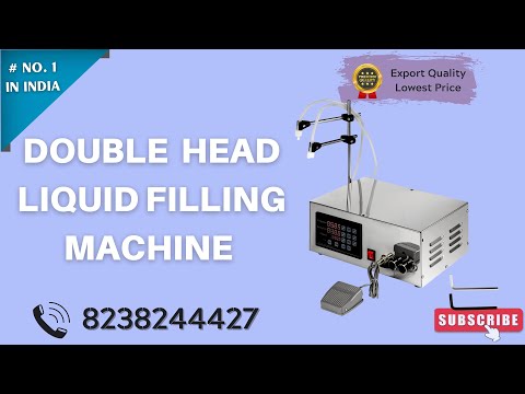 Double Head Digital Liquid Filling Machine