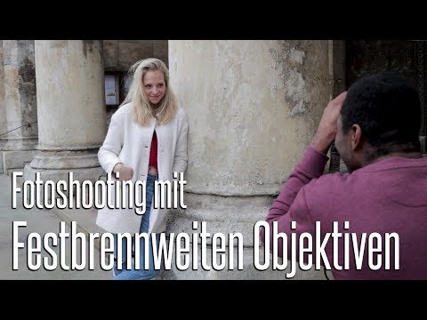 Fotoshooting mit Festbrennweiten Objektiven