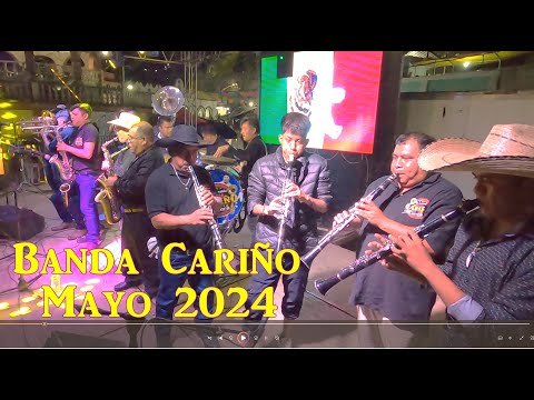Banda Cariño Fiesta Patronal de San Miguel Ahuehuetitlan Mayo 2024